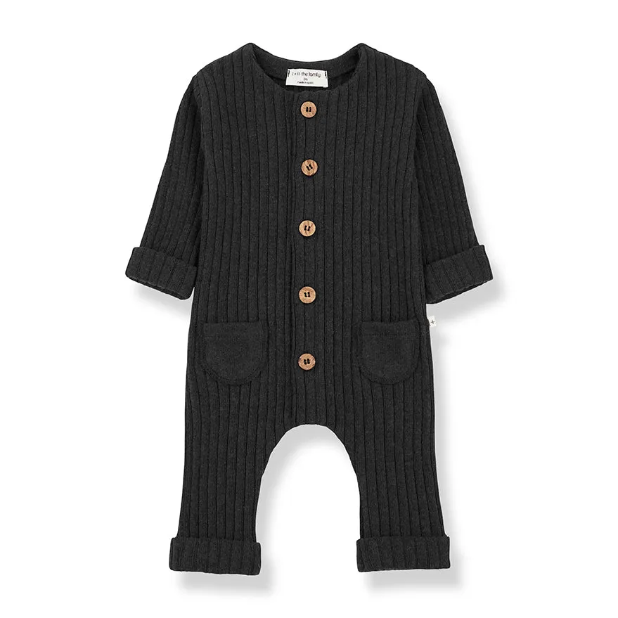 1   IN THE FAMILY ALAIN CHARCOAL ROMPER