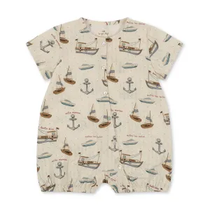 Ace Romper in Sail Away by Konges Sløjd - Last Ones In Stock - 3-12 Months