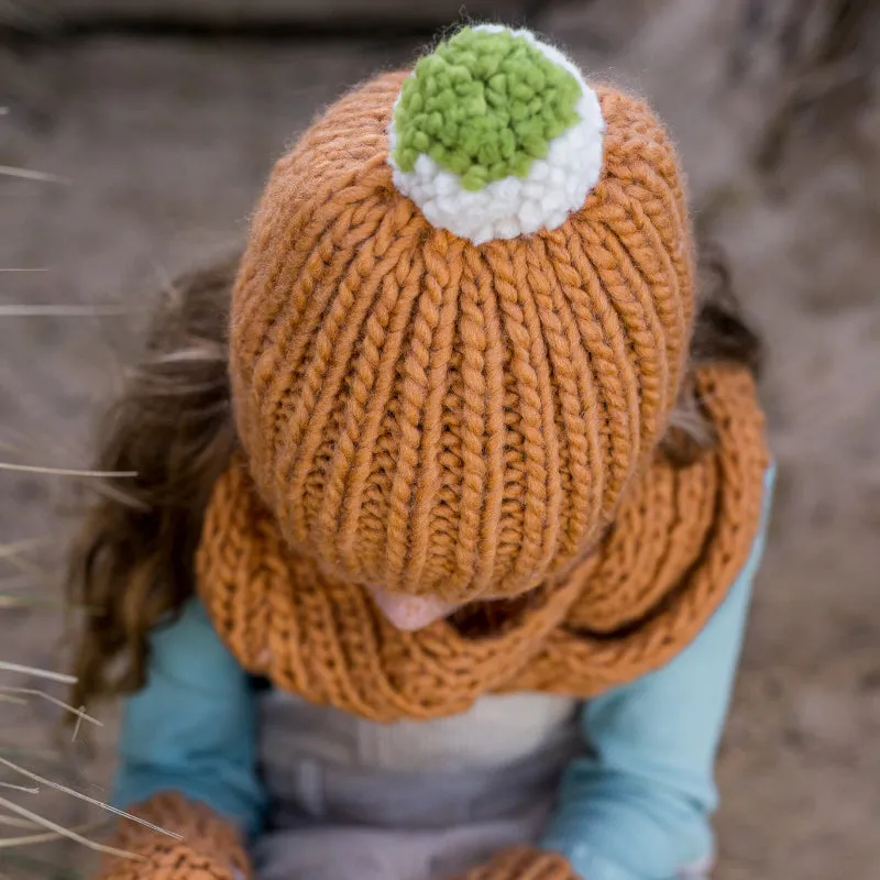 Acorn Journey Chunky Beanie - Caramel