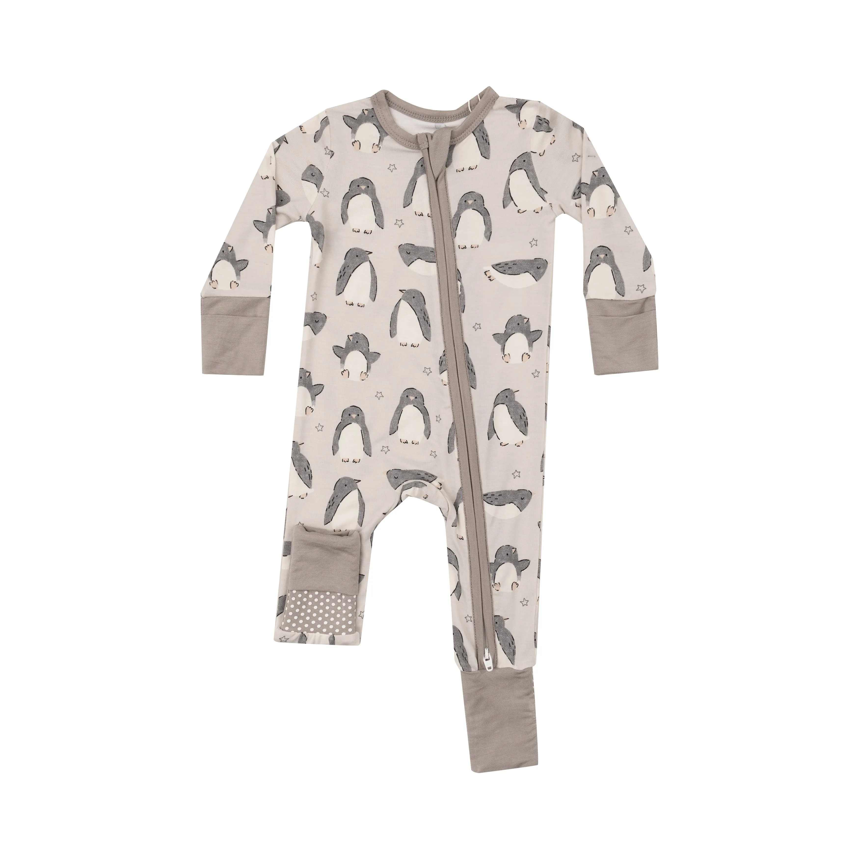 Angel Dear -2 way Zip Romper-Penguin Pals