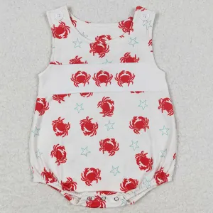 Baby Infant Boys Rompers Crabs Sleeveless Rompers SR1186