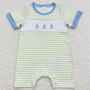 Baby Infant Boys Rompers Easter Rabbit Eggs Short Sleeve Rompers SR0704