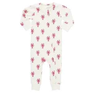 Baby Organic Romper - Lobsters