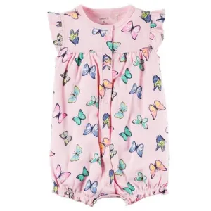 Baby Romper Shorts - Cute Butterfly