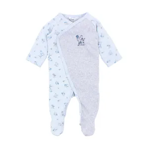 Bebe Alfie Wrap Romper in Alfie Print (Size PREM-6M)