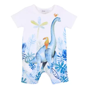 Bebe Blake Jungle Romper in Cloud