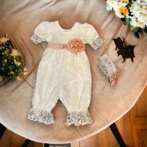 Bebe Gabrielle Antique Romper