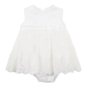 Bebe Lace Overlay Romper (Size 000-2)