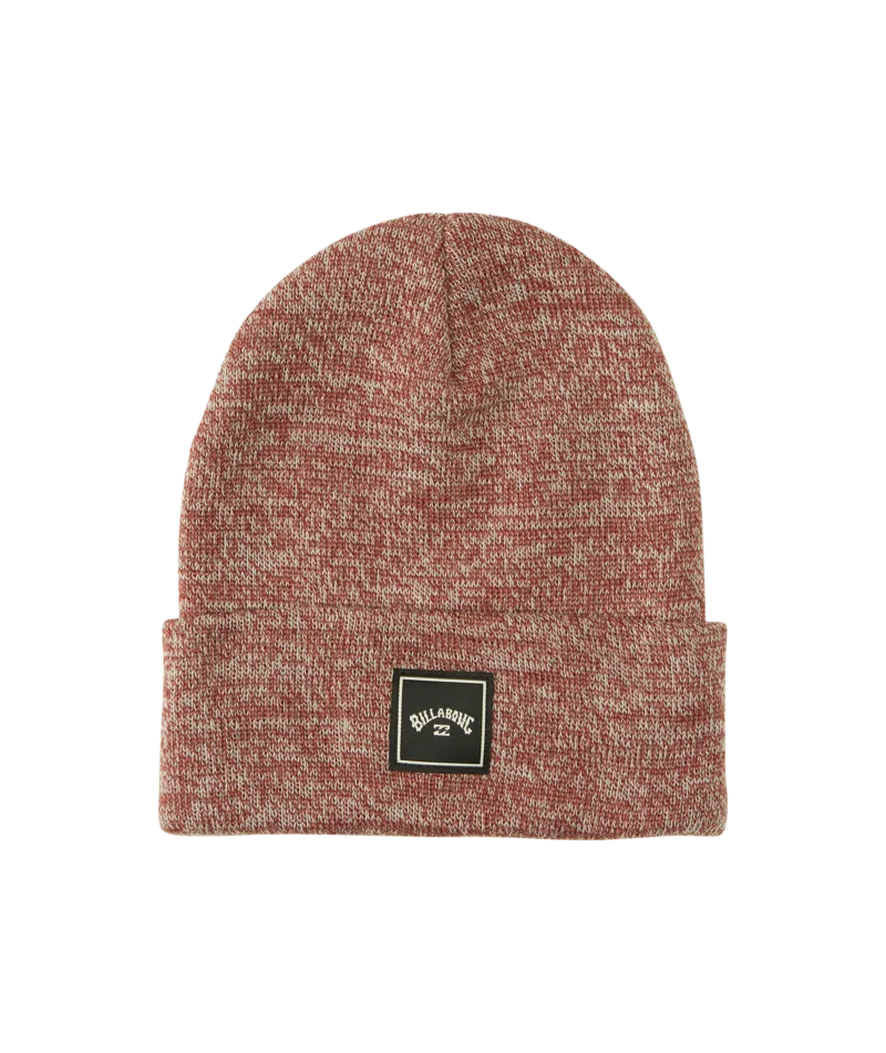 Billabong Stacked Heather Beanie-Oxblood