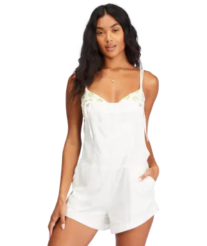 Billabong Wild Pursuit Romper-Salt Crystal