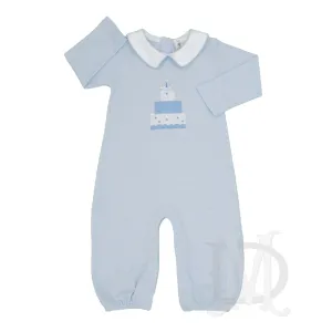 Birthday Cake Blue Romper