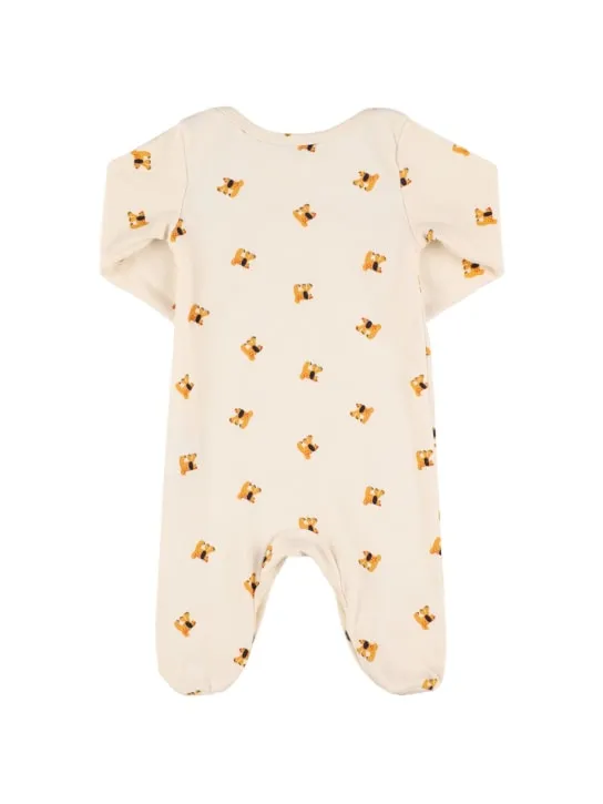 Bobo Choses   Stretch cotton romper, blanket &amp; dog toy 