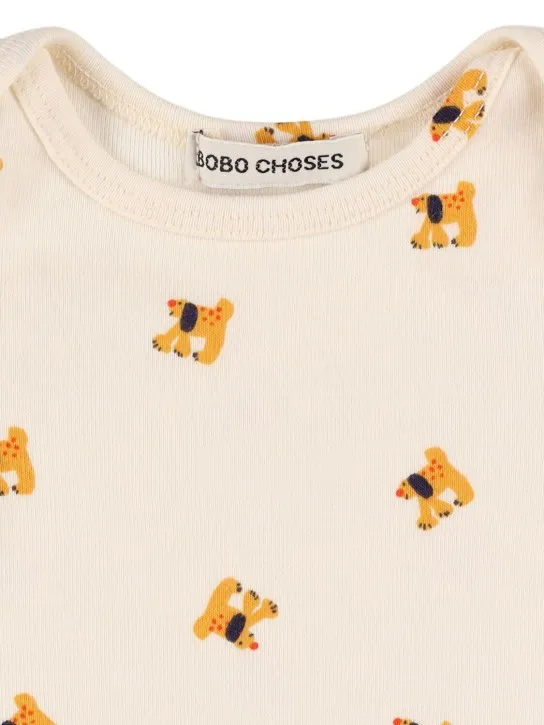 Bobo Choses   Stretch cotton romper, blanket &amp; dog toy 