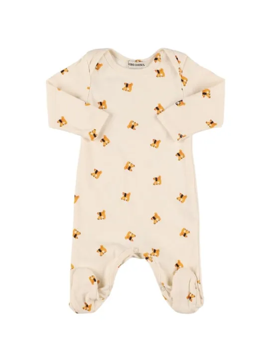 Bobo Choses   Stretch cotton romper, blanket &amp; dog toy 