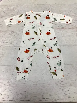 Botanicals Autumn Leaves Zipper Romper