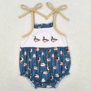 Boutique Toddler Baby Girls Rompers Duck Straps Rompers SR1133