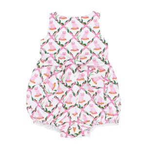 Buffy and Muffy Bow Front Romper: Little Goodall   Willa Heart Collection