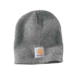 Carhartt&#x20;A205&#x20;Acrylic&#x20;Knit&#x20;Hat&#x20;-&#x20;Grey&#x2F;Coal&#x20;Heather