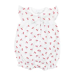 Cherries Printed Romper | Baby Girl