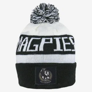 Collingwood Magpies Beanie - Bar Style