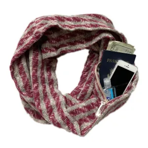 Convertible Infinity Scarf with Pocket™ | Edenburgh Burgundy