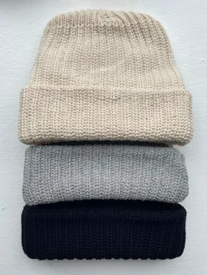 Cotton Knit Beanie