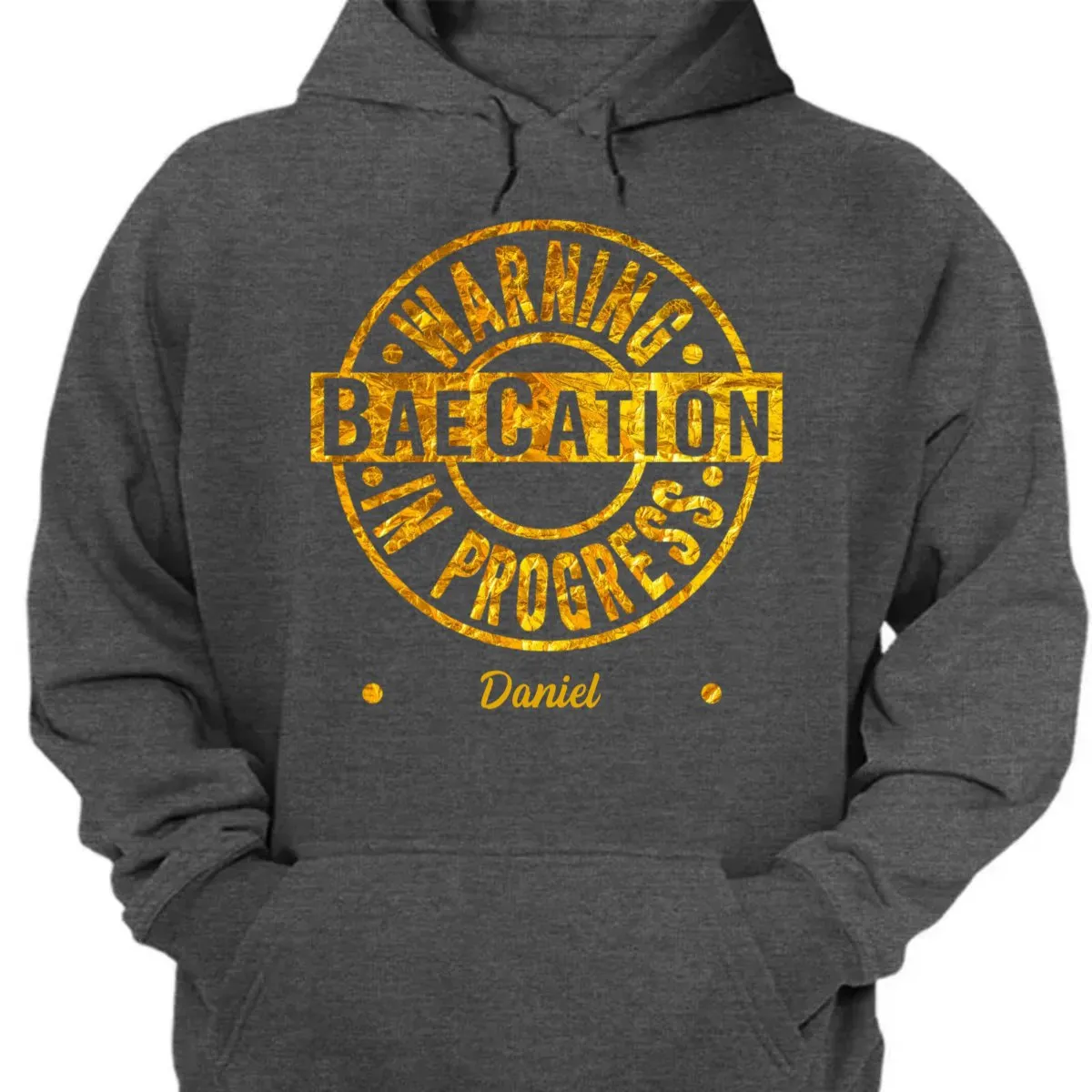 Couple - Warning Baecation In Progress - Personalized Unisex T-shirt, Hoodie, Sweatshirt