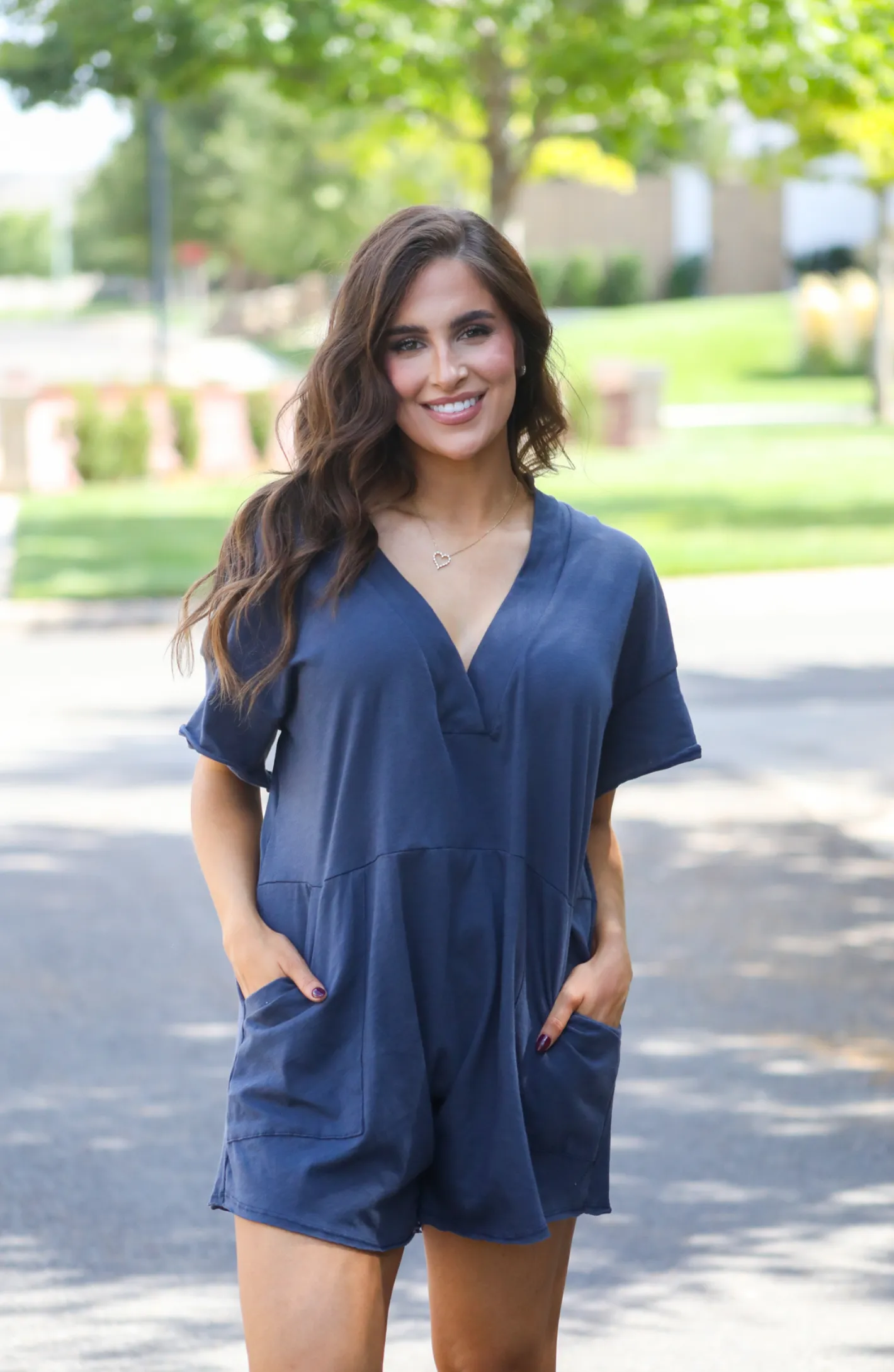 Embrace The Joy Oversized Romper w/ Pockets