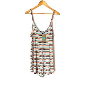 Free Press Soft Striped Romper- Size M