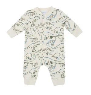 French Terry Artsy Dinos romper