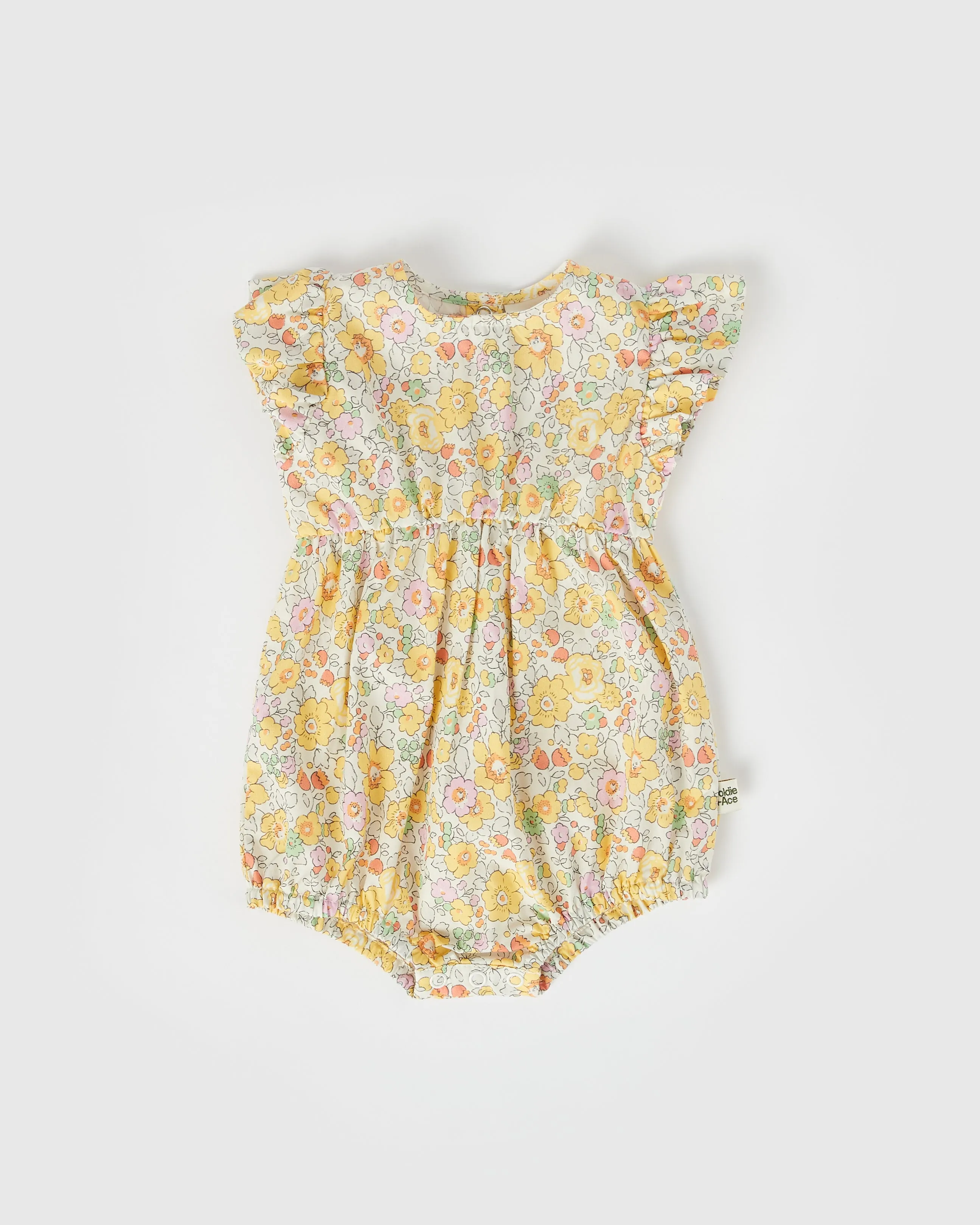 GOLDIE & ACE LANI COTTON ROMPER BETSY YELLOW