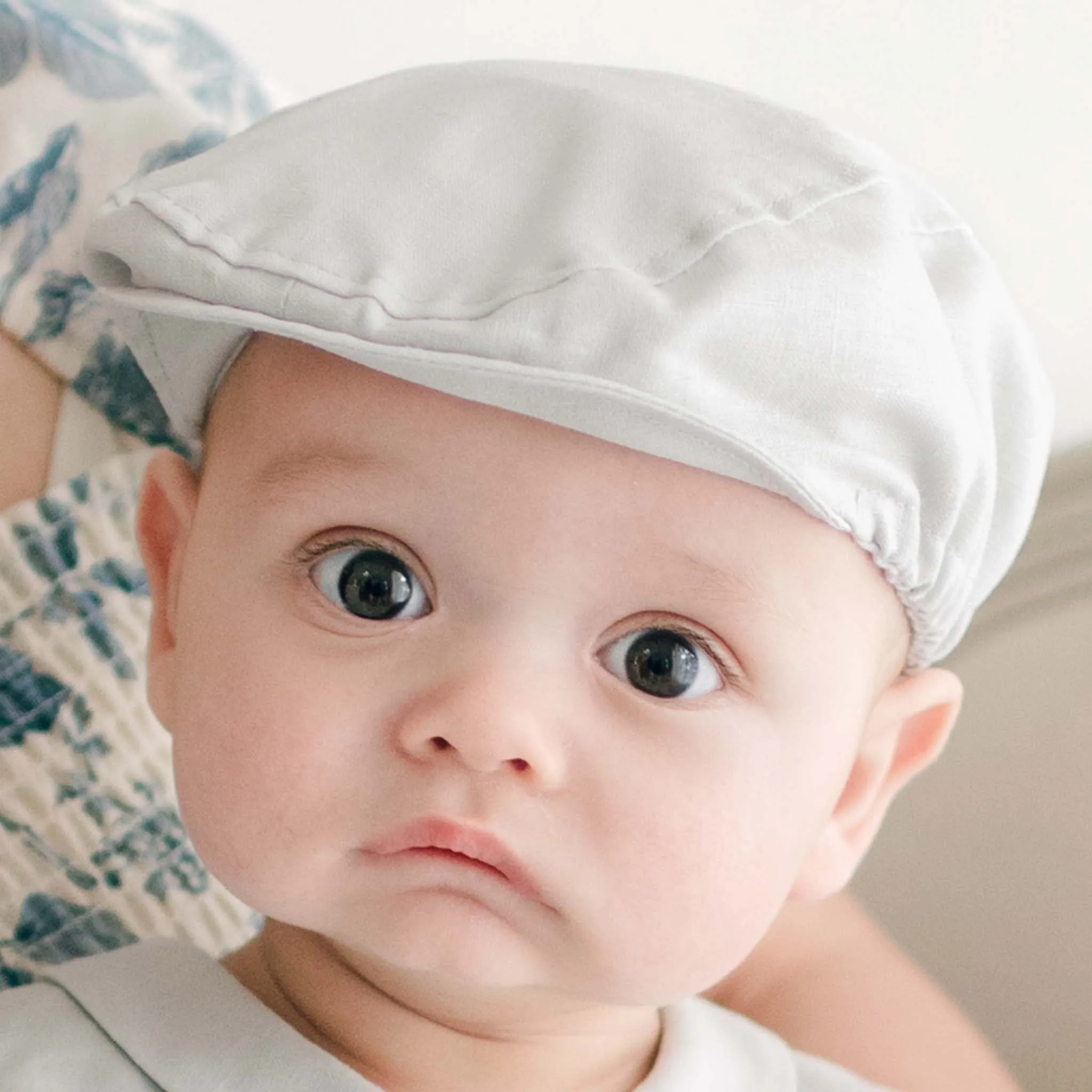 Grayson Linen Newsboy Cap