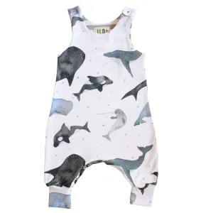 ILO Whales Organic Romper