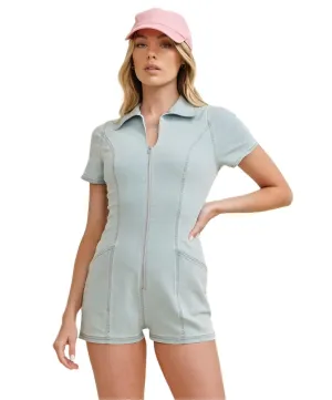 Keaton Denim Romper