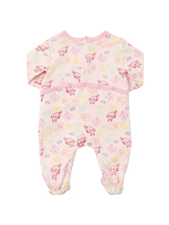 Kenzo Kids   Organic cotton romper, bib &amp; hat 