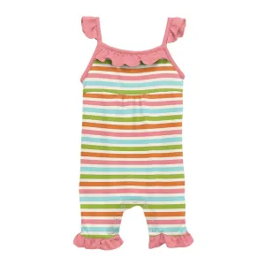 Kickee Pants Wing Romper - Beach Day Stripe