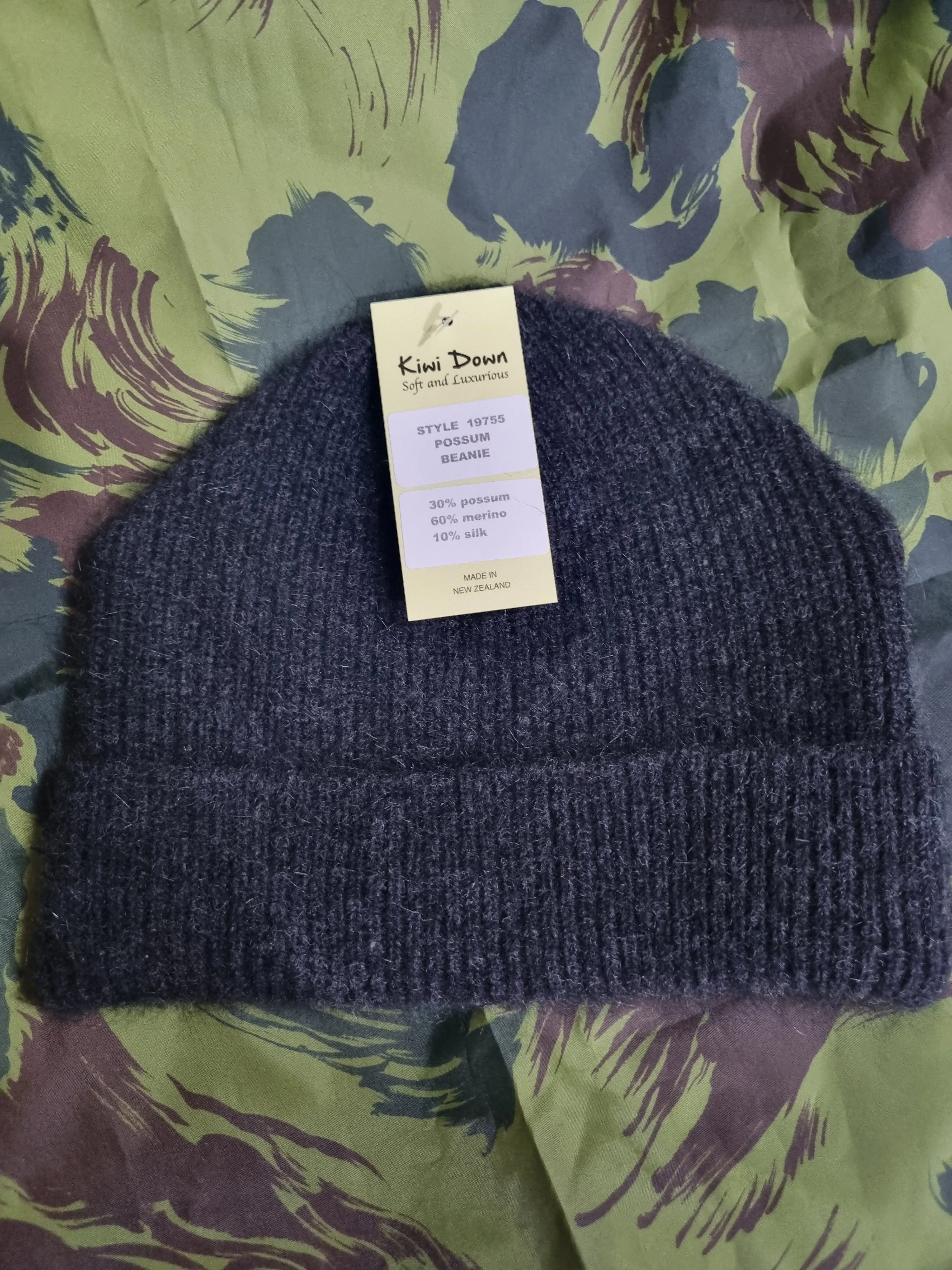 Kiwi Down Possum Merino & Silk Beanies