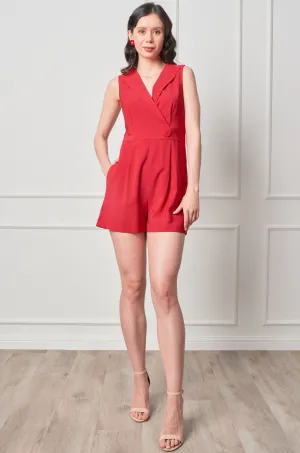 Lenna Front Overlap Romper