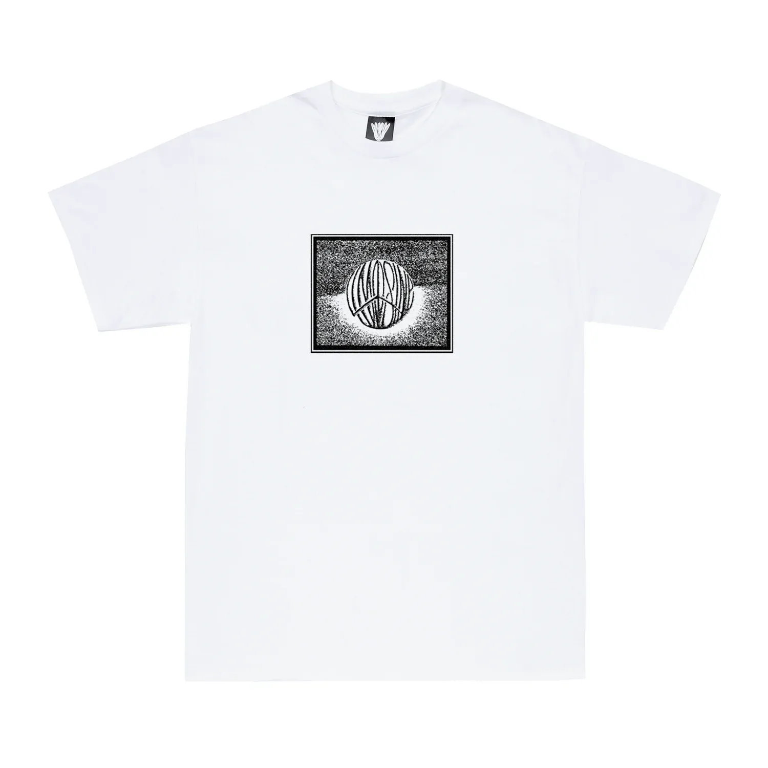 LIMOSINE PEACE BALL T SHIRT WHITE