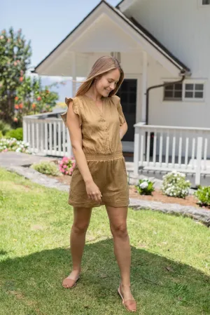 Lorelai Romper - Ochre