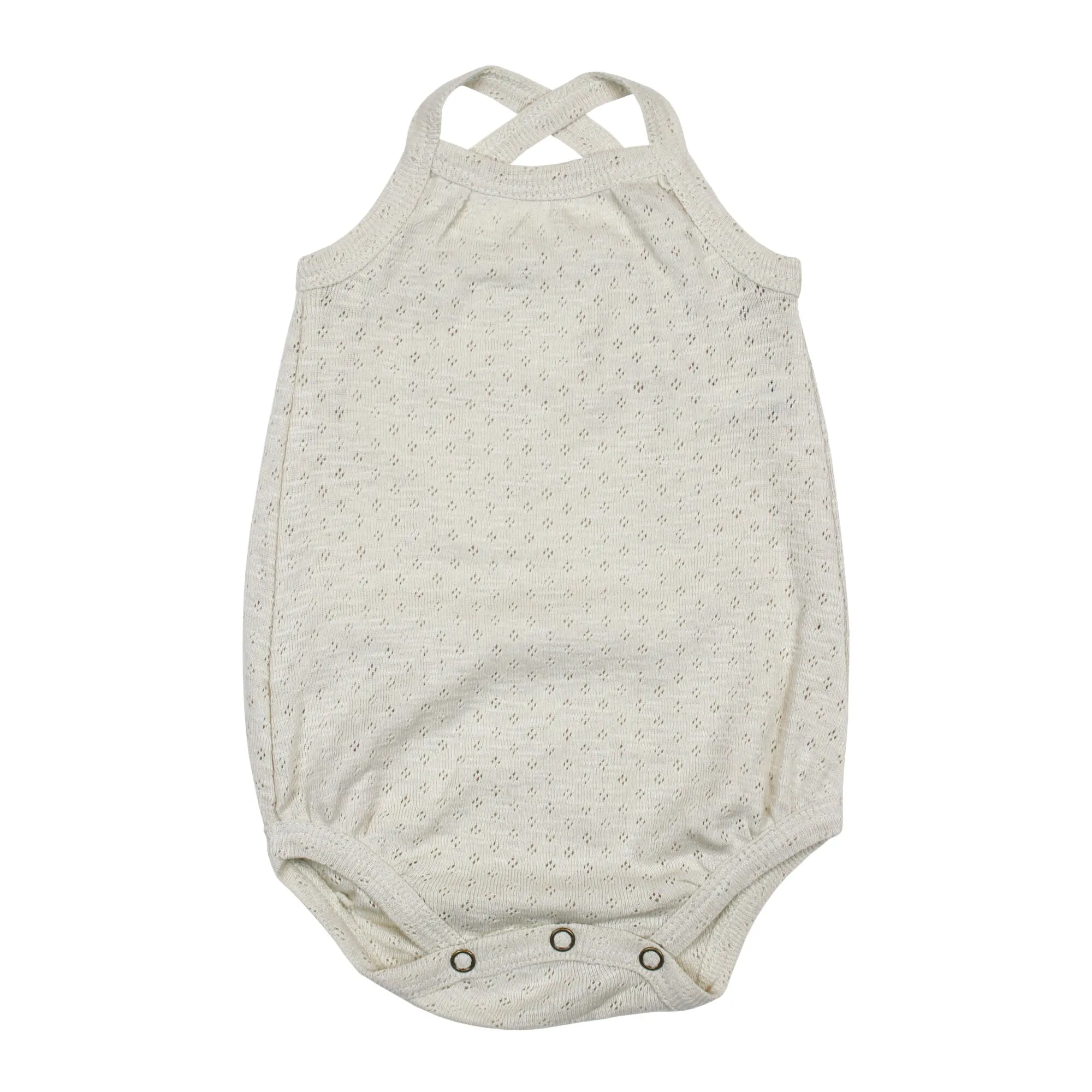 L'ovedbaby Pointelle Crossback Bodysuit