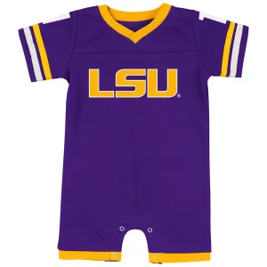 LSU Baby Boy Runback Romper