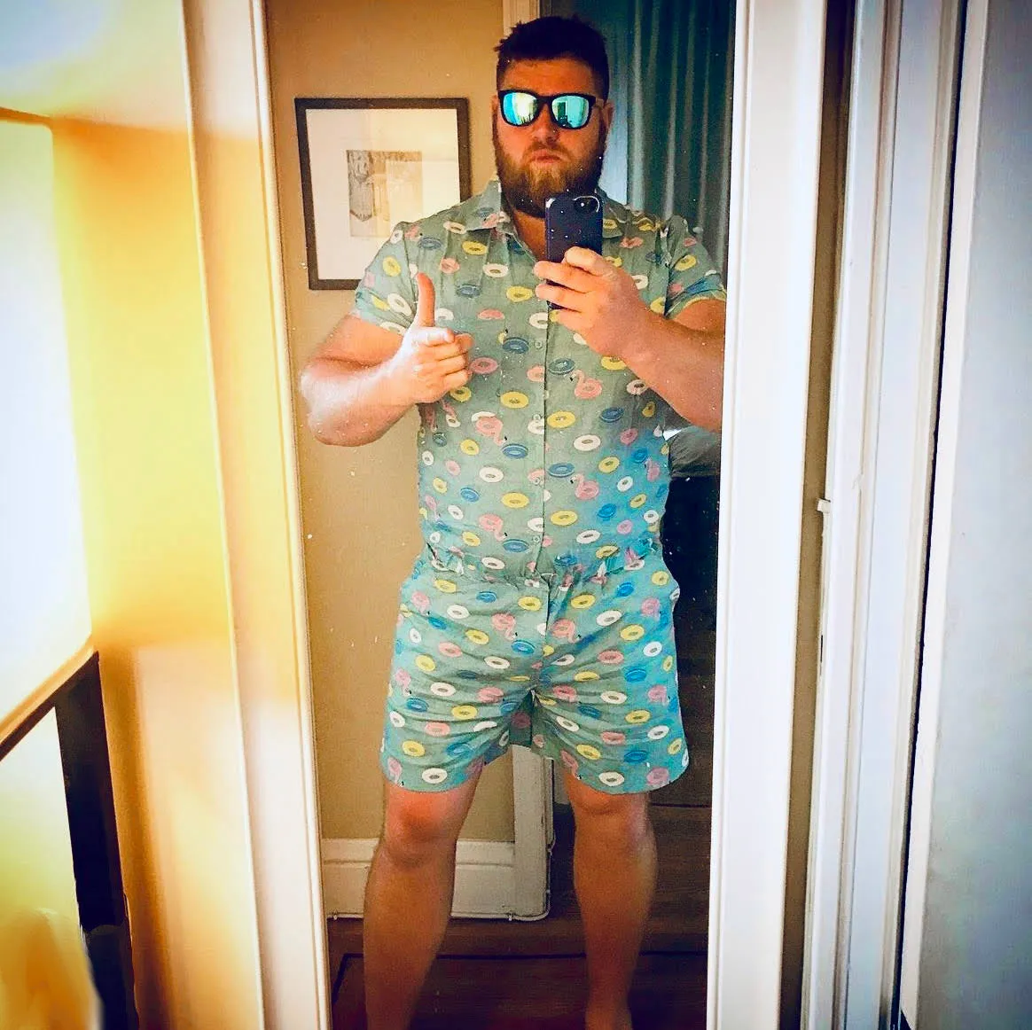 Male Romper - Pool Party