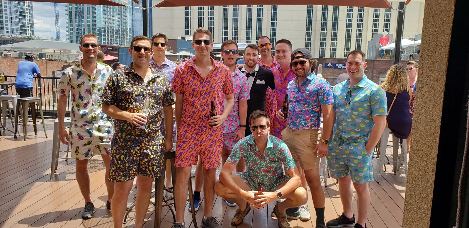 Male Romper - Pool Party