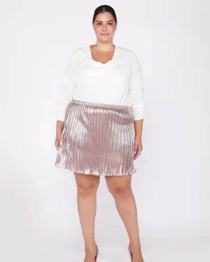 Mandy Pleated Mini Skirt | Pink