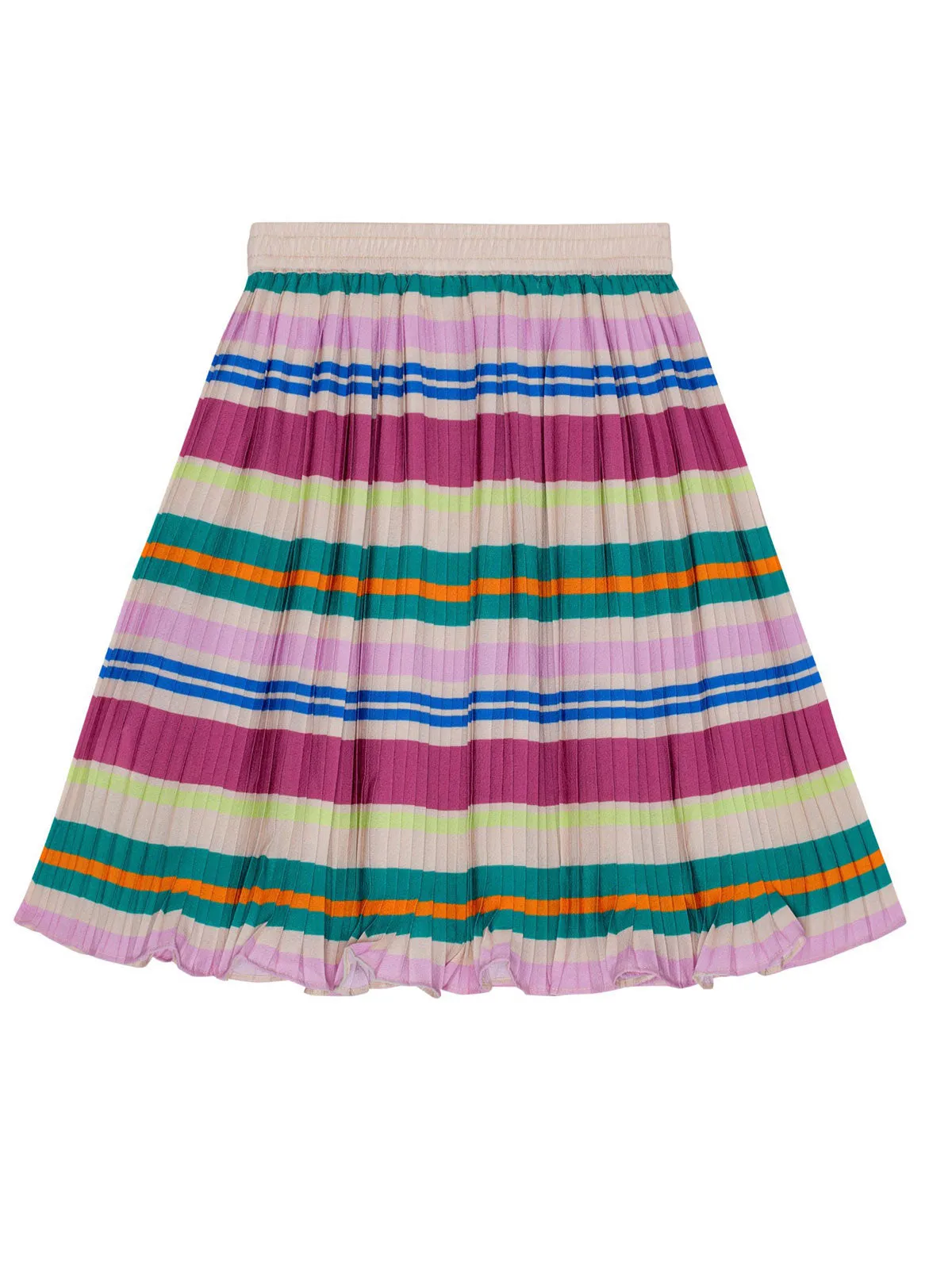 Molo Bess Sporty Stripes pleated skirt