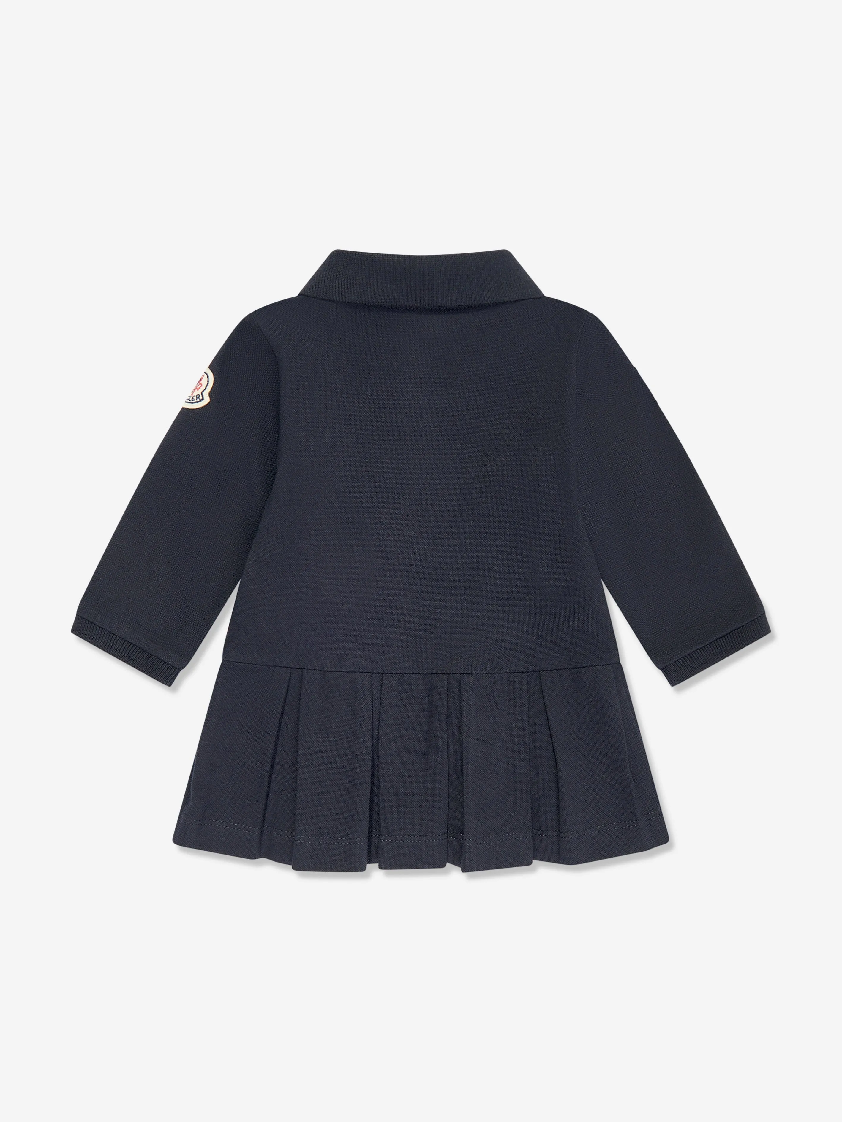 Moncler Enfant Baby Girls Polo Dress in Navy