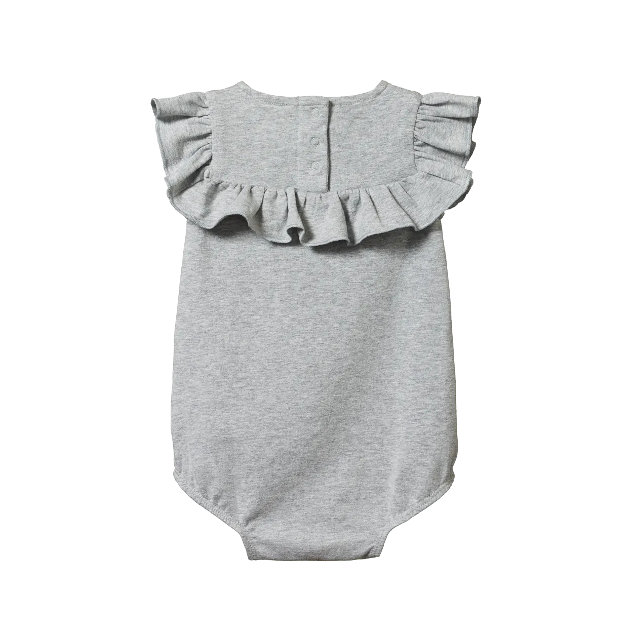 Nature Baby Frill Suit Grey Marl