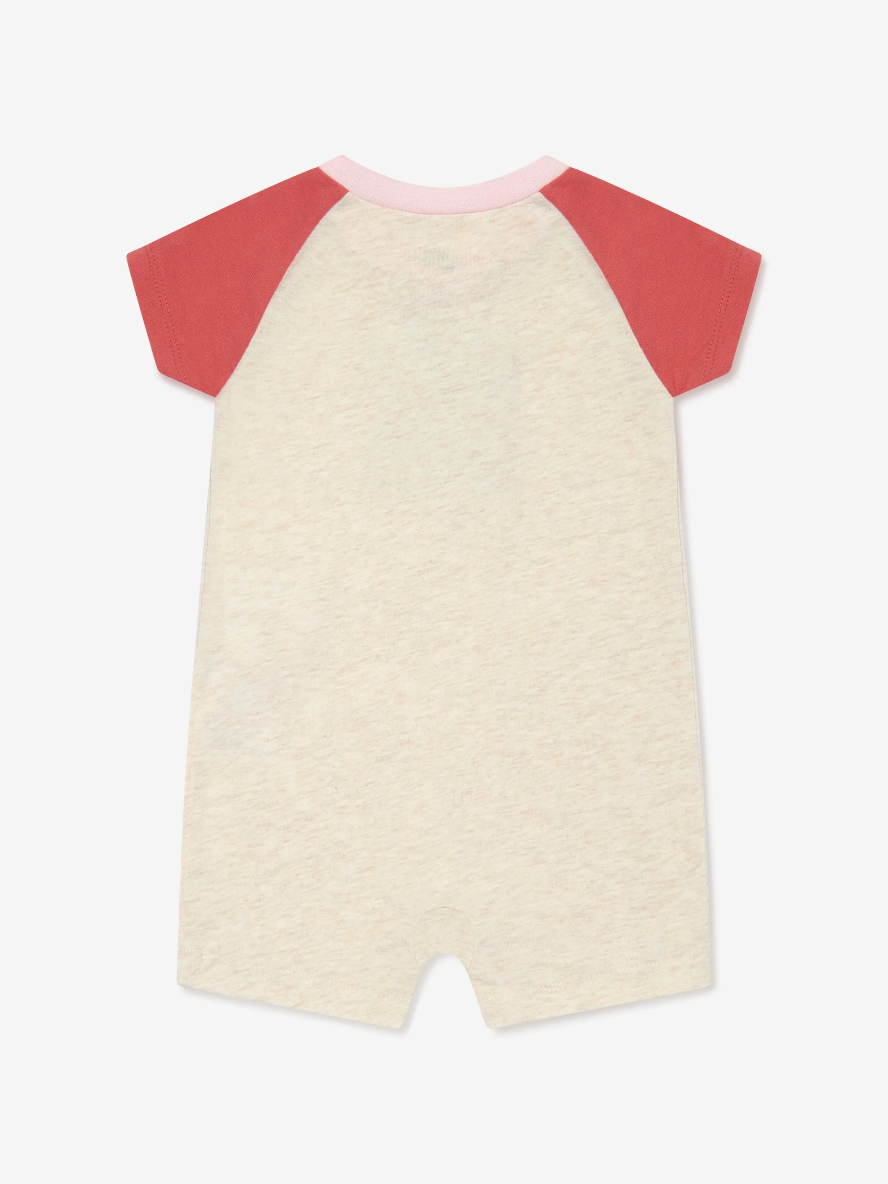 Nike Baby Logo Romper in Ivory