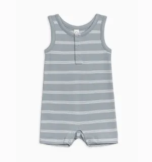 Nile Romper - Drew Stripe / Mist